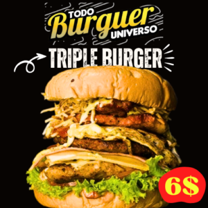 Hamburguesa Triple Sabor